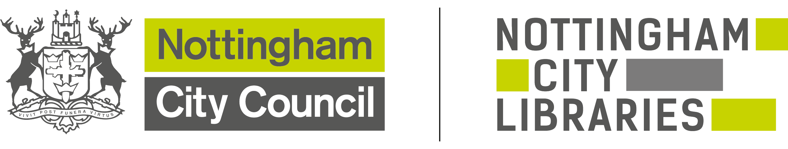 Nottingham City Council and Nottingham City Libraries logo